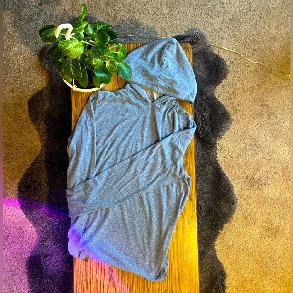 Heathered Hoodie L